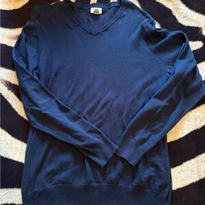 Old Navy Men's Deep Blue V-Neck Sweater